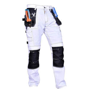 RICSA INTERNATIONAL Men's High Visibility Reflective Safety <b>Cargo</b> <b>Work</b> <b>Pants</b> CE Certified Polyester Orange Black Panels Silver - Product Image 1