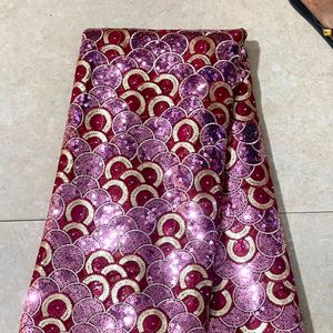 Tela de encaje bordado africano, tela de organza, malla de lentejuelas, textil para vestidos de moda, abastecimiento, exportación, comercio, comprador, EE. UU. - Product Image 6