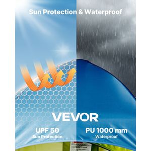 Portable 1-Room <b>Camping</b> Shower Tent with Ground Stakes Ropes & Carry Bag 200D Ox Private Changing Room Steel Poles - Product Image 3