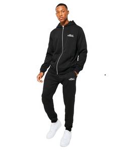 Trajes Deportivos de Manga Larga para Hombre, 100% Algodón Transpirable, Personalizados de Alta Calidad, Ecológicos, Ropa Deportiva para Gimnasio, Estilo Invernal, Tallas Grandes - Product Image 4