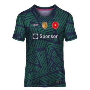 เสื้อฟุตบอลผู้ชายคุณภาพสูง ออกแบบและโลโก้ตามสั่ง ขายส่ง รุ่นใหม่ ระบายอากาศได้ดี - Product Image 4