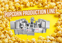 Máquina comercial para hacer palomitas de maíz Equipo de caramelizador industrial Popper de chocolate de caramelo completamente automático Certificado CE