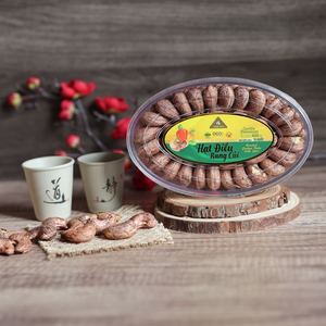 Premium W180 Wholesale Factory Organic ISO Certified 400g Oval Gift Box Roasted Cashew <b>Nuts</b> from Dong Phu in Vietnam - Product Image 3