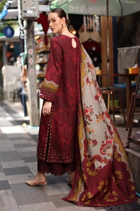 Diseño más reciente de salwar kameez para mujer, ropa de invierno para damas, vestido de lino de muy alta calidad, bordado e impreso. - Product Image 3