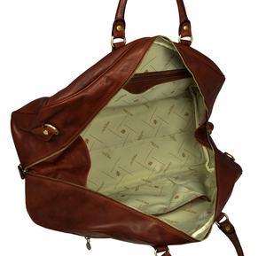 Bolsos de lona hechos a mano para hombre, Maleta de cuero de vaca auténtico, bolso de viaje, gimnasio, 0173 - Product Image 5