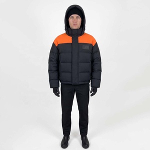 Chaqueta de Invierno Acolchada Ligera para Hombre con Cuello Alto y Capucha, Personalizable con Logotipo, de Alta Calidad, Estilo Casual, OEM - Product Image 1