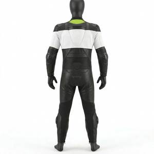 Combinaison de moto professionnelle d'été en cuir respirant imprimé, deux pièces, personnalisable avec logo, confortable et de haute qualité - Product Image 3
