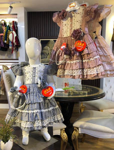 Vestido de lujo para niñas pequeñas, vestido de boda de algodón con volantes y Diadema, el mejor vestido de diseño de lujo - Product Image 6