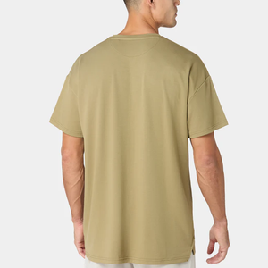 Camiseta de Manga Corta para Hombre, 100% Algodón, Estilo Urbano, Corte Regular, Cuello Redondo, Lisa, con Impresión de Logotipo Personalizado, Informal, Verano, Venta al Por Mayor - Product Image 2