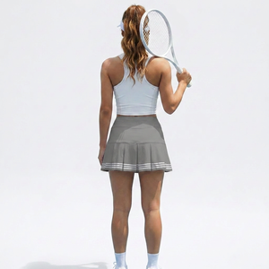 Ensemble de jupes de tennis pour femmes en marque privée, tenue de sport de qualité supérieure avec design personnalisé, services de fabricant en gros - Product Image 6
