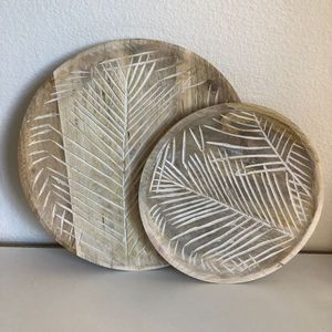 New Arrival Handmade Rectangular Wooden <b>Tray</b> <b>Large</b> Natural Finish Serving <b>Tray</b> for Dining Kitchen Coffee Table Decor - Product Image 5