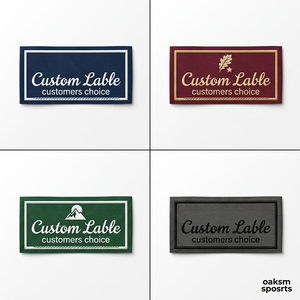 Étiquettes tissées personnalisées OEM avec nom de marque, badges en tissu haute densité pour T-shirts, sweats à capuche, uniformes et confection de vêtements - Product Image 3