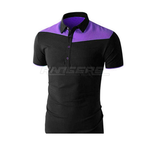 Camiseta Polo Personalizada para Hombre, Dos Tonos, Poliéster, Corte Ajustado, con Cuello Camisero, Fabricación OEM, Venta al Por Mayor - Product Image 4