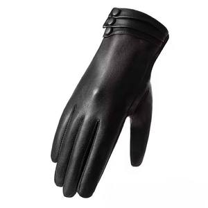 Gants en cuir PU de qualité export pour les sports d'hiver, légers, compatibles écran tactile, unisexes, fabrication professionnelle - Product Image 3