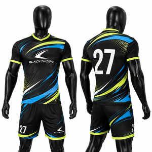 Camiseta de Fútbol de Secado Rápido 100% Poliéster con Sublimación Completa y Nombre del Jugador, Uniformes de Fútbol, Pantalones Cortos de Fútbol, Calcetines - Product Image 3