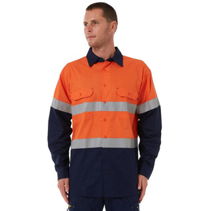 Pantalons de travail haute visibilité pour hommes, avec bandes réfléchissantes, pantalons de sécurité, fabrication sur mesure, OEM, marque privée, fournisseur d'usine, fabricant - Product Image 2