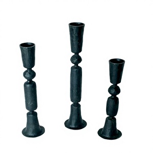 Portavelas de Hierro de 40 cm de Diámetro con Base de Aluminio, Impresión Personalizable para Decoración del Hogar en Navidad, Pascua o Cumpleaños - Product Image 1