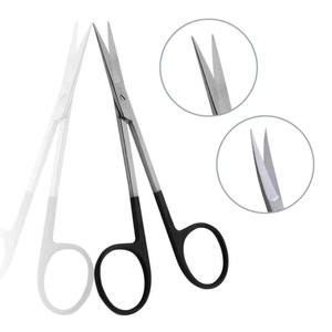 Ciseaux Iris à usage unique en acier inoxydable, ensemble d'instruments chirurgicaux dentaires manuels - Product Image 5