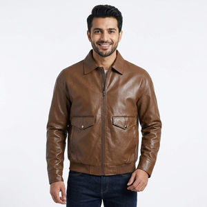 Design Your Own <b>Leather</b> Fashion <b>Jackets</b> High Quality Men <b>Leather</b> <b>Jacket</b> in Best Price Long Sleeve <b>Leather</b> <b>Jacket</b> For Men - Product Image 1