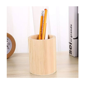 Portalápices de Madera para Hogar, Oficina y Estudiantes, Organizador de Almacenamiento Hecho a Mano - Product Image 5