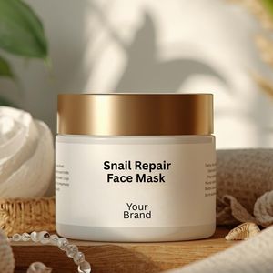Mascarilla Facial Reparadora de Caracol, Hidratación Profunda, Iluminadora, Hidratante, con Extracto de Caracol, Tratamiento Facial, Etiquetado Privado, OEM, Cuidado de la Piel - Product Image 1