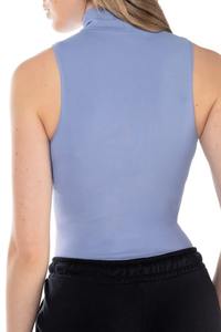 Débardeur de yoga moulant sexy pour femme, col carré, sans manches, dos nu, avec fermeture à boutons-pression, vente en gros personnalisée - Product Image 5