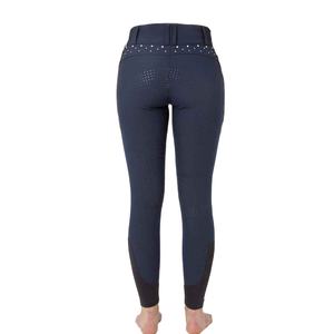 Pantalones de equitación con acabado mate y tela antideslizante para un look sofisticado y profesional. - Product Image 5