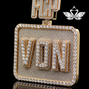 Premium <b>Iced</b> <b>Out</b> Miami Cuban Link <b>Chain</b> 925 Silver Moissanite Hip Hop Necklace Unisex Silver Plated Claw Setting - Product Image 4