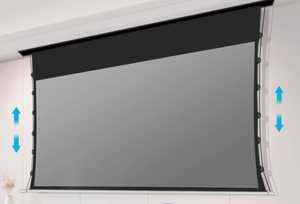 Glass <strong>Fabric</strong> Semi-Automatic Electric <strong>Projection</strong> <strong>Screen</strong> 16:10 80-106 Inch Pull-Trigger Motorized Projector <strong>Screen</strong> for Theater - Product Image 4