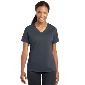 Camisetas Casuales de Manga Corta con Cuello en V para Mujer, de Alta Calidad, 100% Algodón, Ecológicas, de Secado Rápido, Transpirables, de Color Sólido, Tejidas - Product Image 1