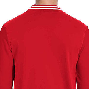 High Quality Chenille Embroidery Men's College Baseball Varsity <b>Jacket</b> Custom Design Solid Color High Street Style for <b>Winter</b> - Product Image 2