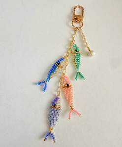 Creative Handmade Beaded Embroidery Key Ring Perfect for Gifts and Daily Use - Product Image 2