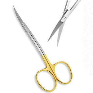 Ciseaux en acier T C Mayo Lexer à pointe arrondie, courbés, Supercut, pour dissection, approuvés CE par Dentavex - Product Image 4