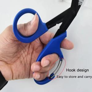 Tijeras para Vendajes Lister de Primeros Auxilios SWISHER INTERNATIONAL, Acero Inoxidable, Herramienta Médica Manual Clásica, Certificación CE Clase I - Product Image 3