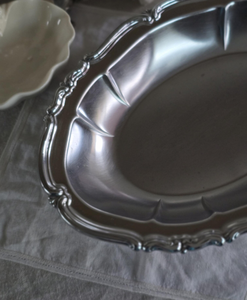 Plateau de service vintage classique en métal fait main, style européen, pour centre de table de mariage et décoration intérieure, plateaux décoratifs pour mariage et maison - Product Image 4