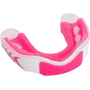 Protège-dents en silicone rose double couche, moulable, équipement de protection sportive pour la boxe, adolescents, ajustement universel, design léger - Product Image 1
