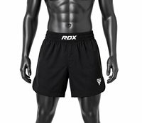 Obtenez des shorts de combat MMA RDX personnalisés avec logo, shorts de arts martiaux mixtes rouges pour hommes