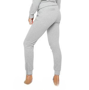 Custom <b>Womens</b> Tracksuit Custom Logo <b>Fleece</b> <b>Jogger</b> Set Wholesale Supplier - Product Image 5