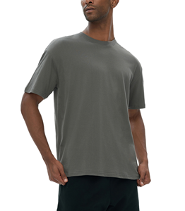 เสื้อยืดลำลองผู้ชายไซส์ใหญ่ ผ้าฝ้าย 100% 220 GSM คอกลม แขนสั้น แห้งเร็ว ระบายอากาศดี เป็นมิตรกับสิ่งแวดล้อม ไซส์พลัส - Product Image 1