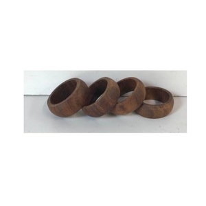Artisan Legacy Wooden Napkin <b>Ring</b> Created To Support Sophisticated Gatherings Through Trusted Craft Excellence And Merit - Product Image 2
