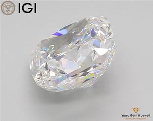 เพชรทรงคุชชั่นสี E ความสะอาดระดับ VS1 พร้อมใบรับรอง IGI น้ำหนัก 5.00 กะรัต เพชร CVD ที่เพาะเลี้ยงในห้องปฏิบัติการ ออกแบบมาเพื่อแหวนแห่งความรักนิรันดร์ - Product Image 6