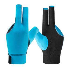 Hot Sales Customized Logo Snooker Gloves 3 Fingers Pool <b>Table</b> Accessories for Right or Left Hand Billiards Snooker Accessories - Product Image 3