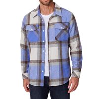 Chemise décontractée pour homme en flanelle épaisse respirante, coupe décontractée, col rabattu, manches longues, 100 % coton, motif tartan anthracite personnalisé
