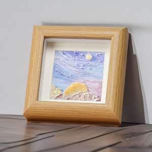 Nuevo Marco de Fotos de Madera Ecológico Hecho a Mano con Paspartú, Personalizable para Exhibición en Pared y Mesa, Acabado en Madera de Teca - Product Image 4