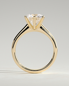แหวนเพชรเม็ดเดี่ยวทรงกลม 1.5 กะรัต ทองคำแท้ 14K เพชรเพาะเลี้ยงในห้องปฏิบัติการ ตัวเรือนแบบ 6 กรงเล็บ คุณภาพ E VVS2 เครื่องประดับหมั้นระดับพรีเมียม ปี 2026 - Product Image 2