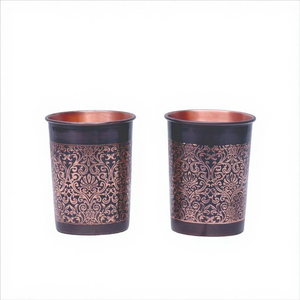Vaso de Cobre Puro Hecho a Mano, Vaso Metálico Resistente para una Vida Saludable e Hidratación Diaria - Product Image 1