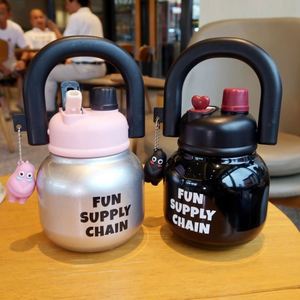 680ml Custom Logo 316 Stainless Steel Portable Vacuum-insulated Large-Capacity Travel Water Bottle for <b>Women</b> - Product Image 4