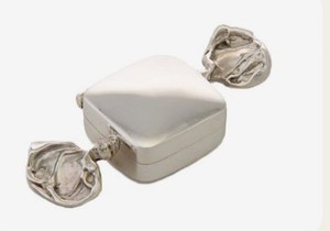 Mini Rectangle Metal Pill Box Eco-Friendly Lightweight Portable Medicine Holder Jewelry <b>Bag</b> <b>Storage</b> American Style - Product Image 3