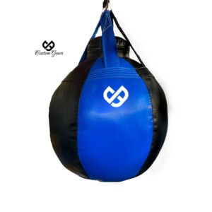 Wrecking Ball Leather Muay Thai Sphere Bag OEM Wholesale Angle Punch Trainer Boxing Training Ball Bag - Product Image 6