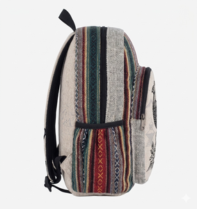 Handmade Himalayan <b>Hemp</b> <b>Backpack</b> Danfe Design Lightweight Eco-Friendly College Gift OEM Bulk - Product Image 4